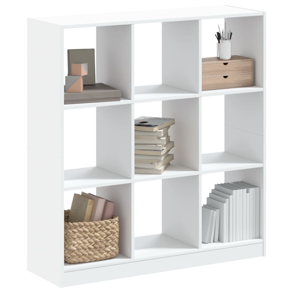 Libreria Bianca 102x32x108 Cm In Truciolato
