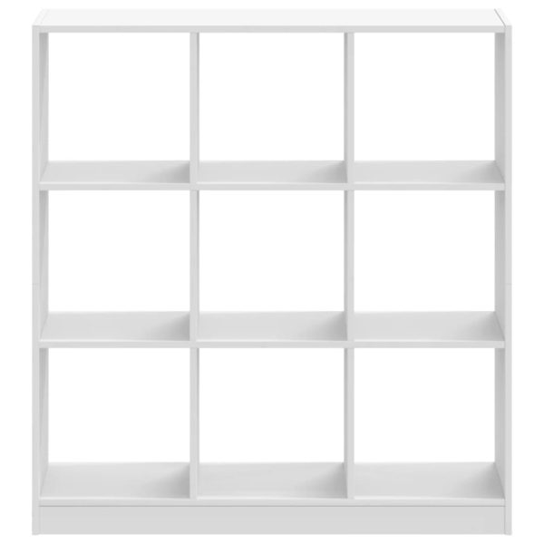 Libreria Bianca 102x32x108 Cm In Truciolato - Image 4