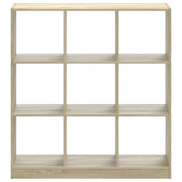 Libreria Rovere Sonoma 102x32x108 Cm In Legno Multistrato - Image 4