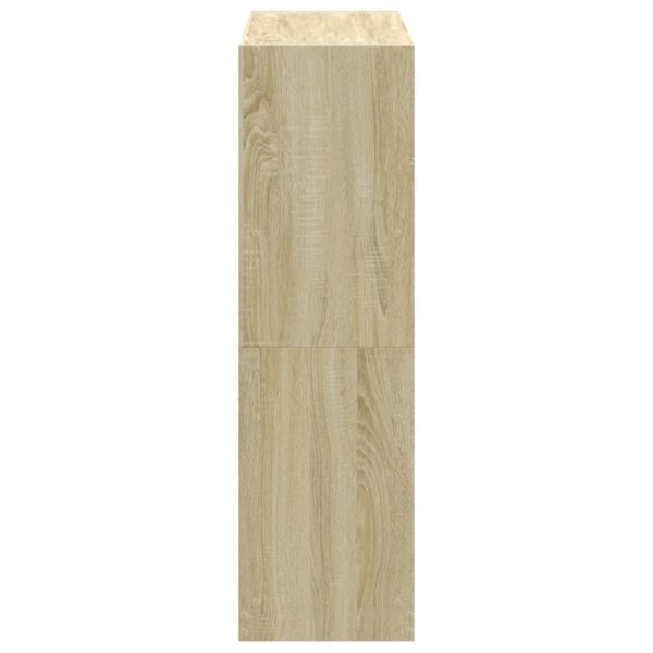 Libreria Rovere Sonoma 102x32x108 Cm In Legno Multistrato - Image 5