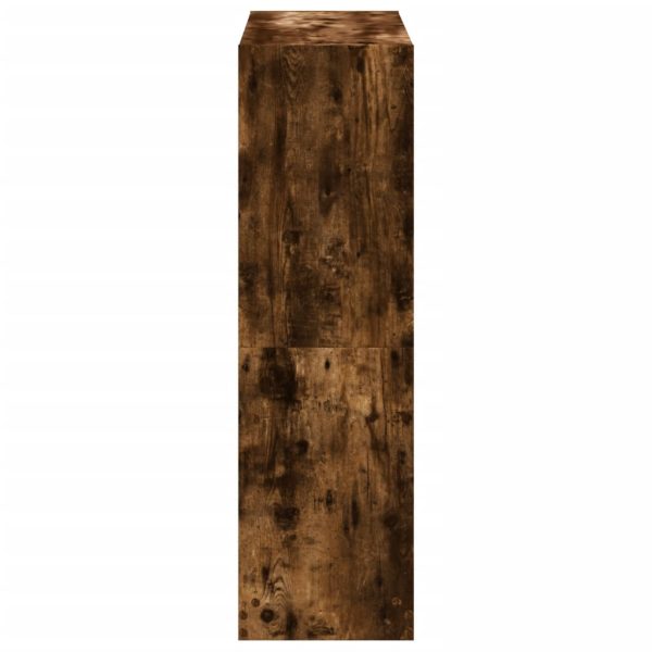 Libreria Rovere Fumo 102x32x108 Cm In Legno Multistrato - Image 5
