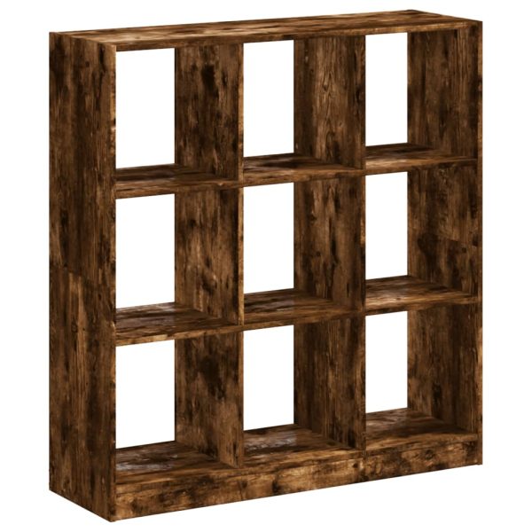 Libreria Rovere Fumo 102x32x108 Cm In Legno Multistrato - Image 6