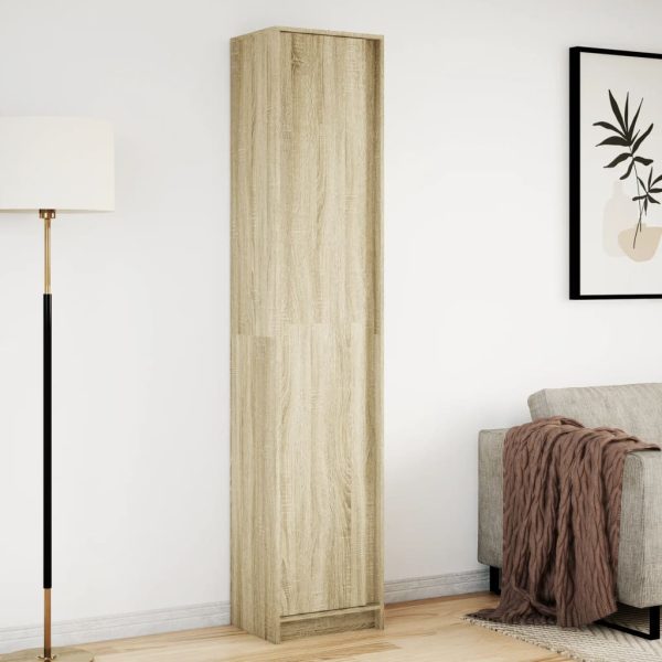 Credenza Con Led Rovere Sonoma 41,5x32,5x200 Cm In Truciolato - Image 3