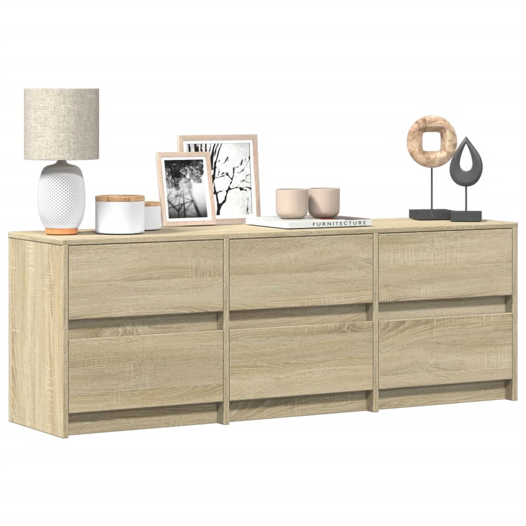Mobile Porta Tv Con Led Rovere Sonoma 140x34x50cm In Truciolato