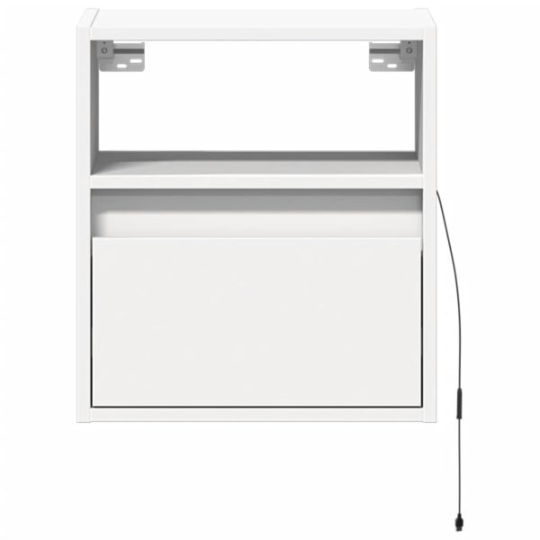 Comodino A Parete Con Luci Led Bianco - Image 6