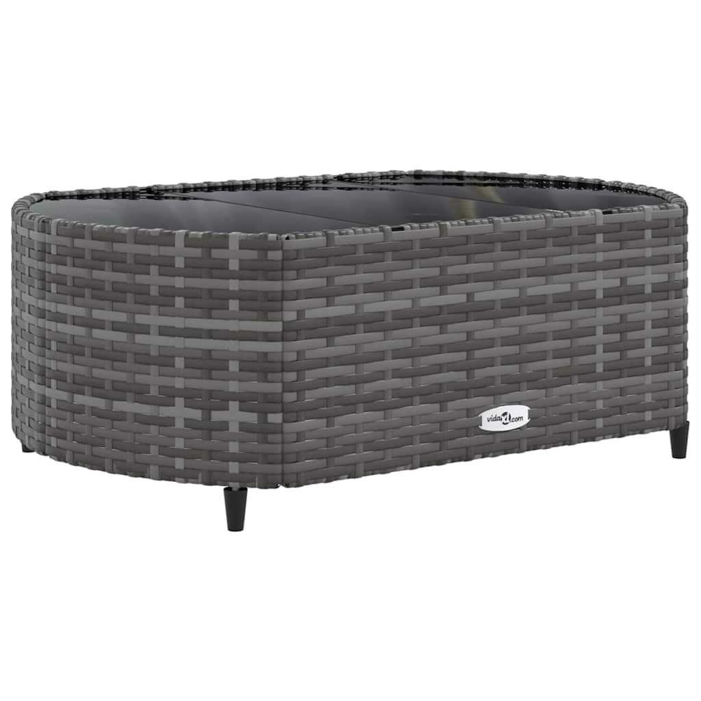 Set Divano Da Giardino 8 Pz Con Cuscini Grigio In Polyrattan - Image 5