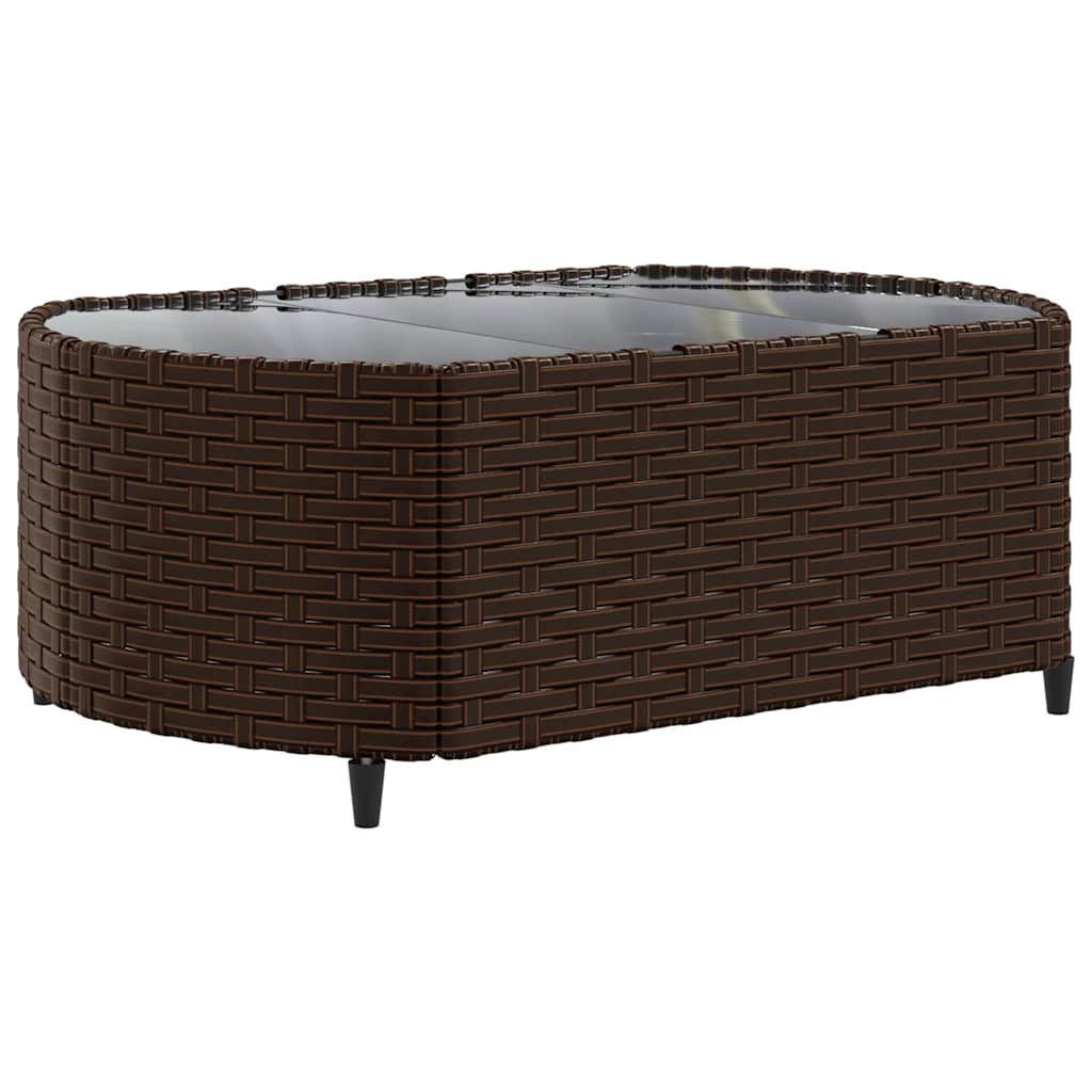 Set Divano Da Giardino 6 Pz Con Cuscini Marrone In Polyrattan - Image 5