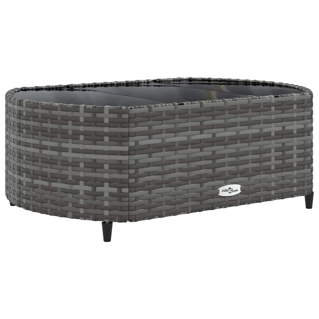 Set Divano Da Giardino 6 Pz Con Cuscini Grigio In Polyrattan - Image 5