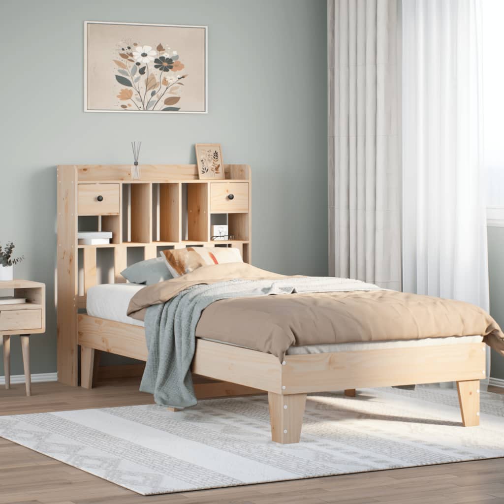 Giroletto Senza Materasso 100x200 Cm In Legno Massello Di Pino