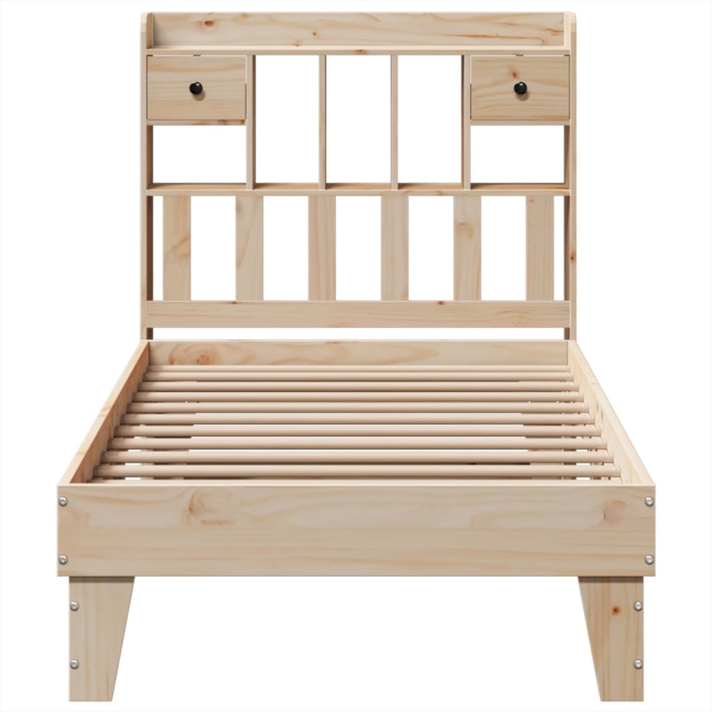 Giroletto Senza Materasso 100x200 Cm In Legno Massello Di Pino - Image 4