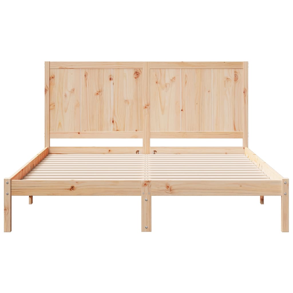 Giroletto Extra Lungo Senza Materasso 160x220 Cm Legno Massello - Image 4