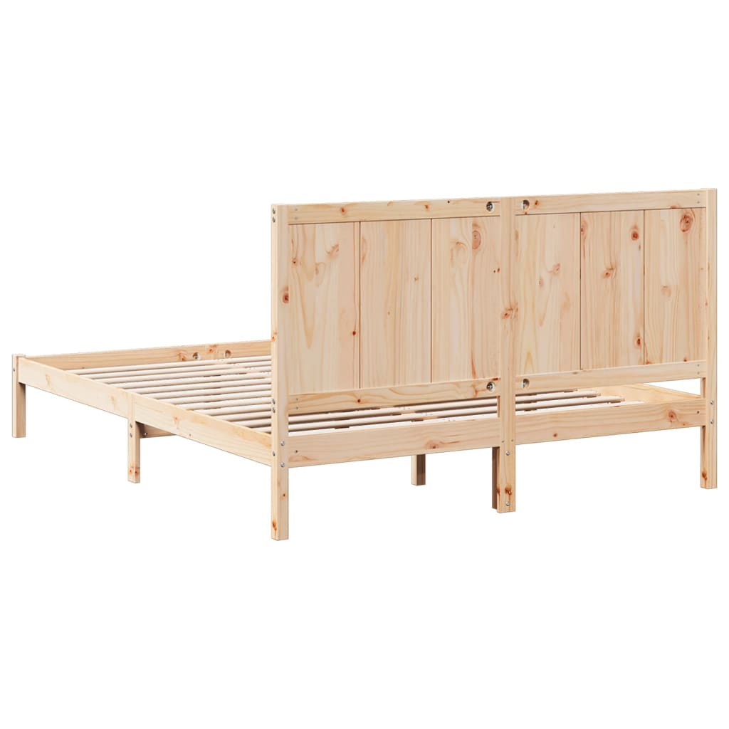 Giroletto Extra Lungo Senza Materasso 160x220 Cm Legno Massello - Image 6