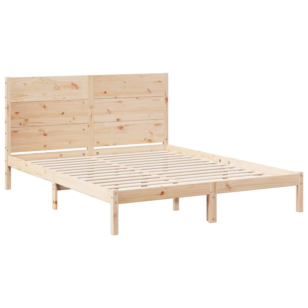 Giroletto Extra Lungo Senza Materasso 160x210 Cm Legno Massello - Image 3