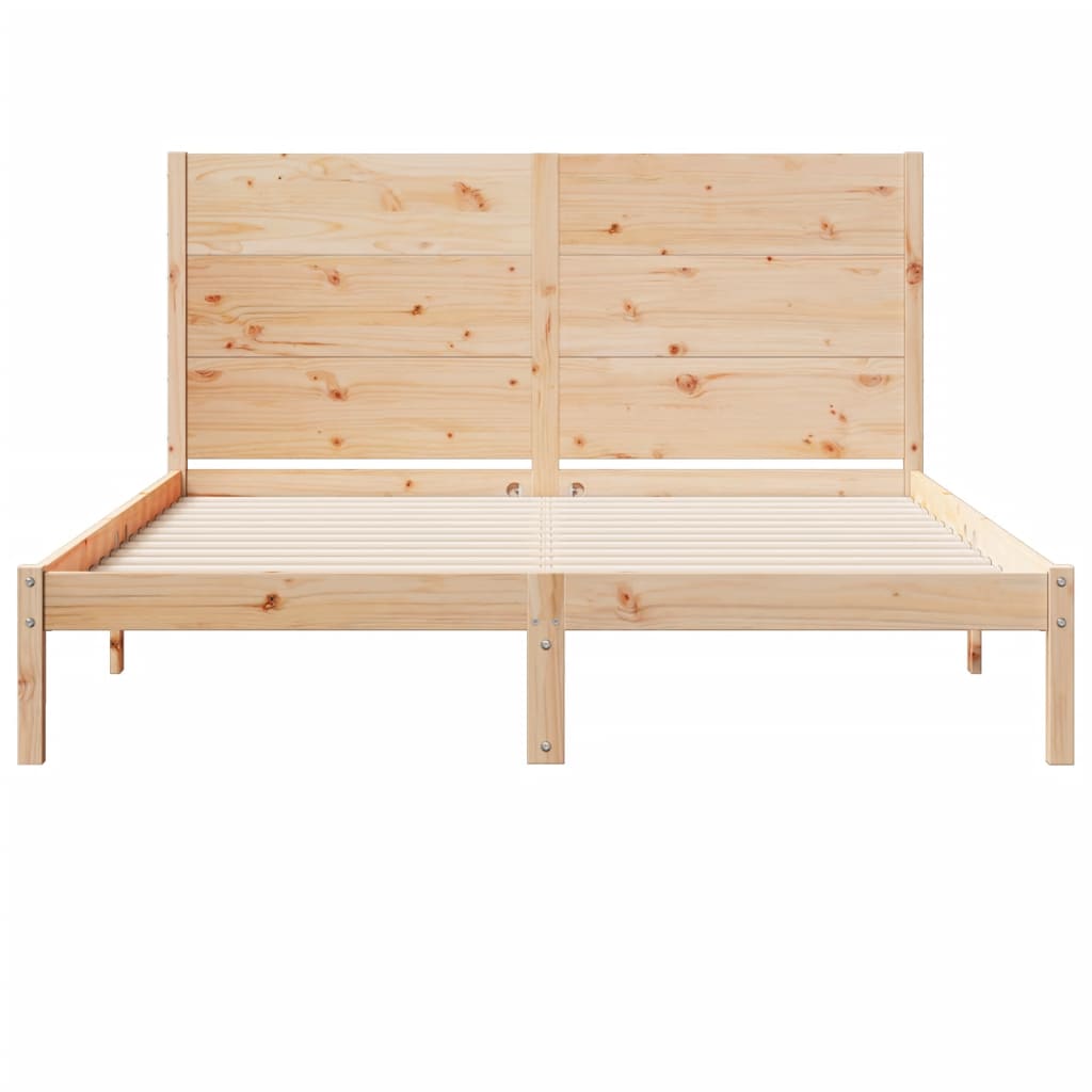 Giroletto Extra Lungo Senza Materasso 160x210 Cm Legno Massello - Image 4