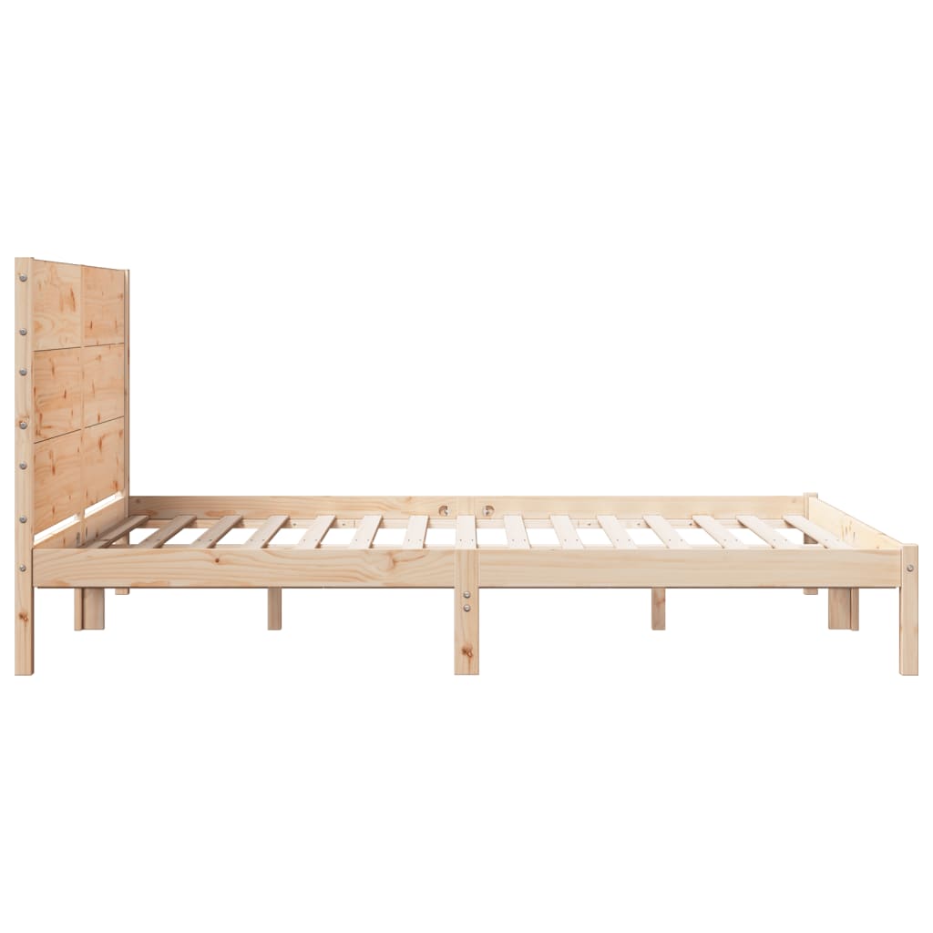 Giroletto Extra Lungo Senza Materasso 160x210 Cm Legno Massello - Image 5