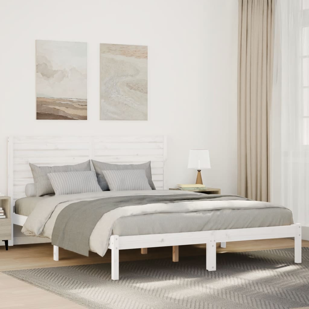 Giroletto Extra Lungo Senza Materasso Bianco 160x210cm Massello