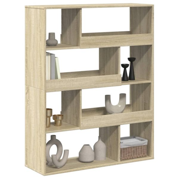 Libreria Rovere Sonoma 100x33x125,5 Cm In Legno Multistrato - Image 3