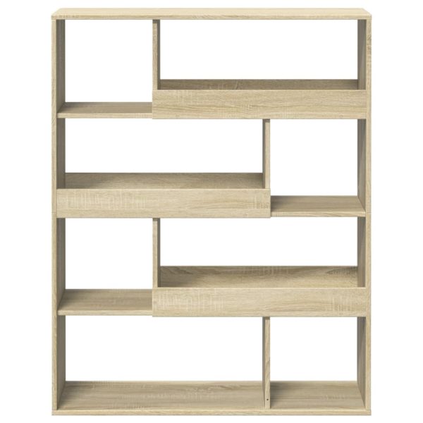Libreria Rovere Sonoma 100x33x125,5 Cm In Legno Multistrato - Image 4