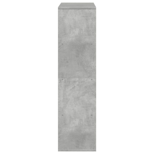 Libreria Grigio Cemento 100x33x125,5 Cm In Legno Multistrato - Image 5