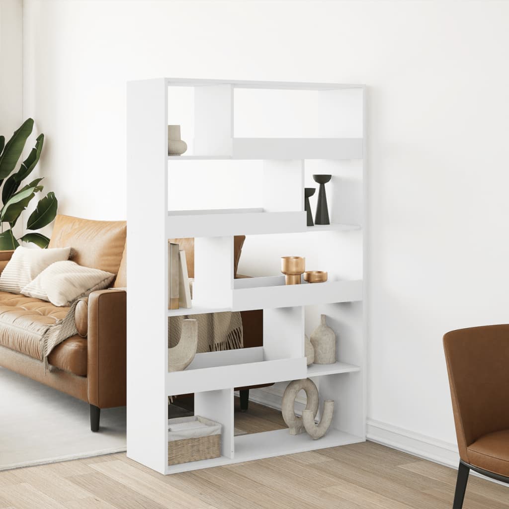 Libreria Bianca 100x33x156,5 Cm In Truciolato