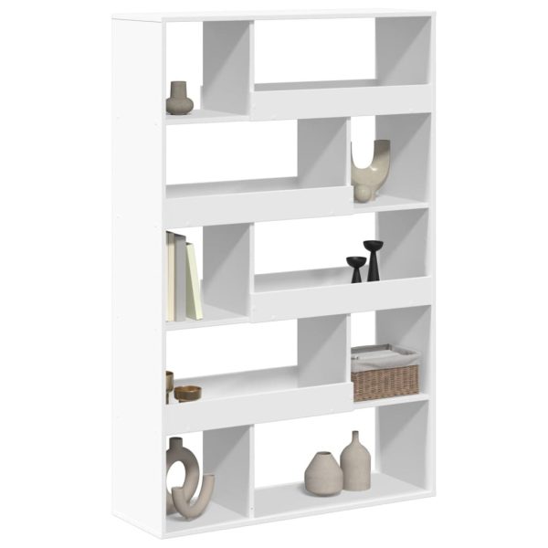 Libreria Bianca 100x33x156,5 Cm In Truciolato - Image 3