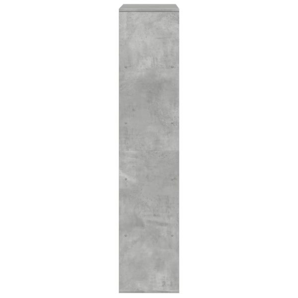 Libreria Grigio Cemento 100x33x156,5 Cm In Truciolato - Image 5