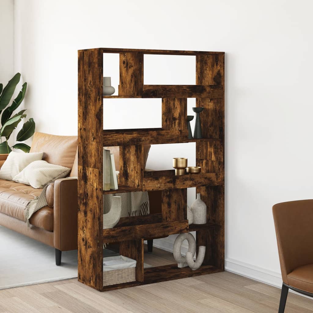 Libreria Rovere Fumo 100x33x156,5 Cm In Truciolato