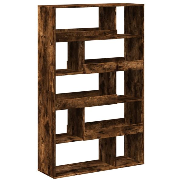 Libreria Rovere Fumo 100x33x156,5 Cm In Truciolato - Image 6