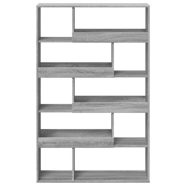 Libreria Grigio Sonoma 100x33x156,5 Cm In Truciolato - Image 4