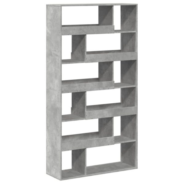 Libreria Grigio Cemento 100x33x187,5 Cm In Truciolato - Image 6