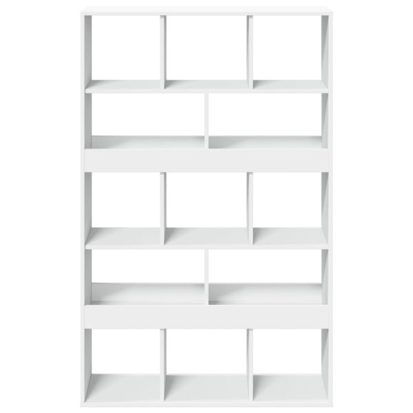 Libreria Bianca 100x33x156,5 Cm In Truciolato - Image 4