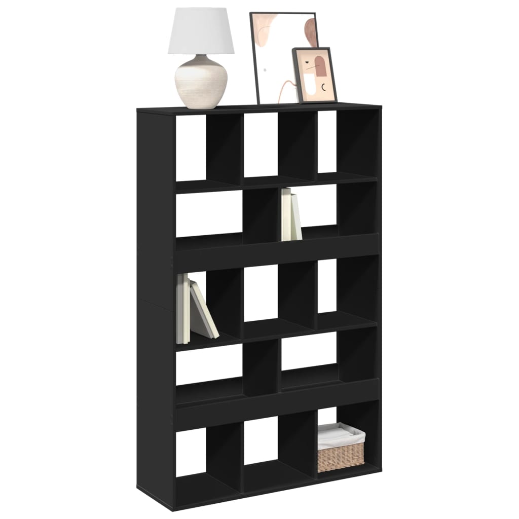 Libreria Nera 100x33x156,5 Cm In Truciolato
