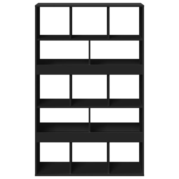 Libreria Nera 100x33x156,5 Cm In Truciolato - Image 4
