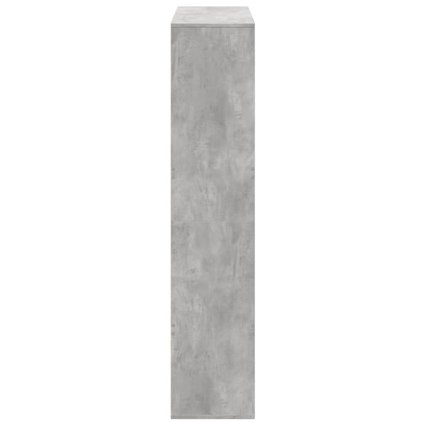 Libreria Grigio Cemento 100x33x156,5 Cm In Truciolato - Image 5