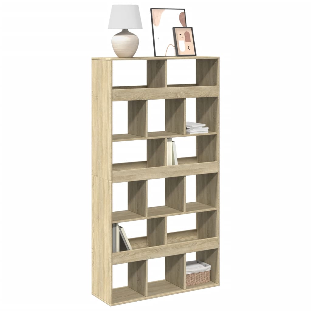 Libreria Rovere Sonoma 100x33x187,5 Cm In Truciolato
