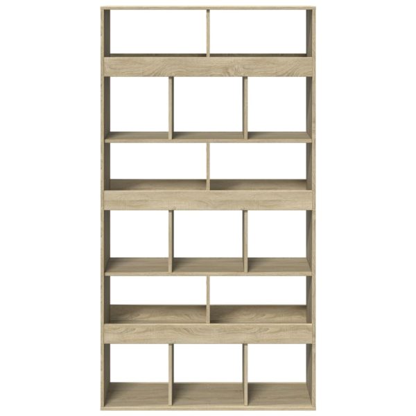Libreria Rovere Sonoma 100x33x187,5 Cm In Truciolato - Image 4