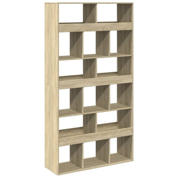 Libreria Rovere Sonoma 100x33x187,5 Cm In Truciolato - Image 6