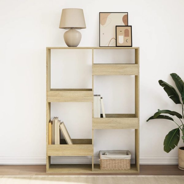 Libreria Rovere Sonoma 100x33x135 Cm In Legno Multistrato - Image 3