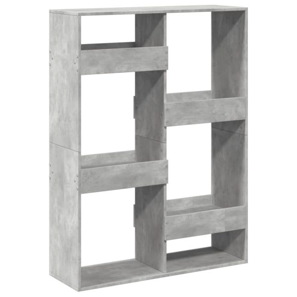 Libreria Grigio Cemento 100x33x135 Cm In Legno Multistrato - Image 6