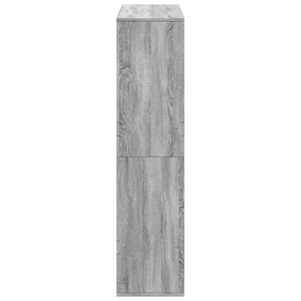 Libreria Grigio Sonoma 100x33x135 Cm In Legno Multistrato - Image 5