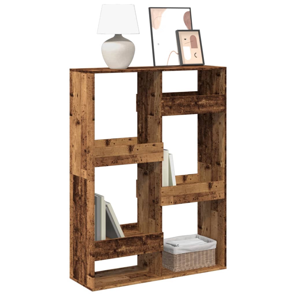 Libreria Legno Antico 100x33x135 Cm In Legno Multistrato