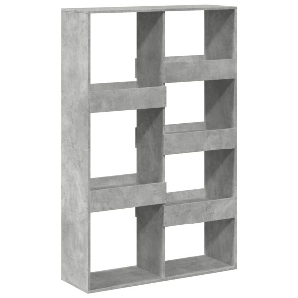 Libreria Grigio Cemento 100x33x155,5 Cm In Legno Multistrato - Image 6