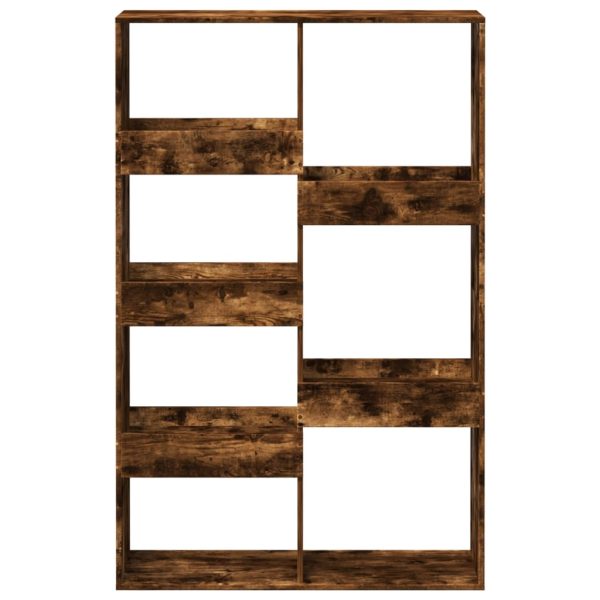 Libreria Rovere Fumo 100x33x155,5 Cm In Legno Multistrato - Image 4