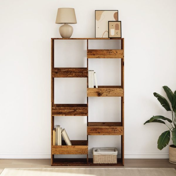 Libreria Legno Antico 100x33x175 Cm In Legno Multistrato - Image 3