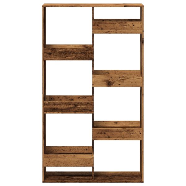 Libreria Legno Antico 100x33x175 Cm In Legno Multistrato - Image 4
