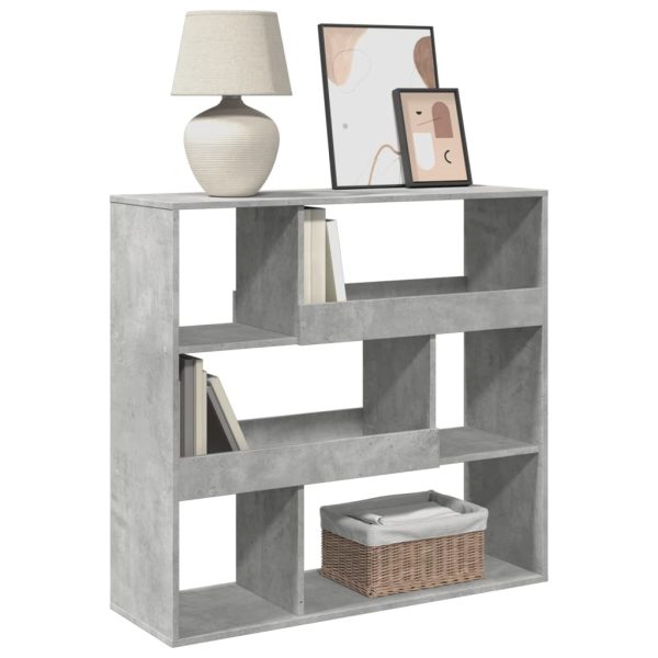 Libreria Grigio Cemento 100x33x94,5 Cm In Truciolato - Image 3