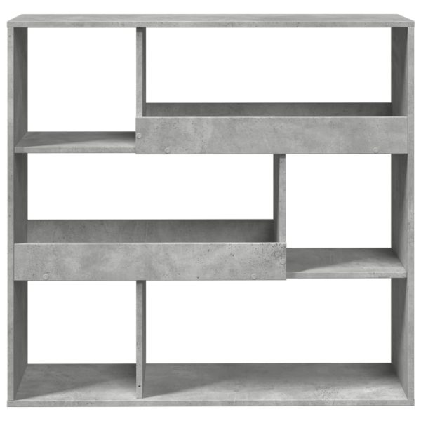 Libreria Grigio Cemento 100x33x94,5 Cm In Truciolato - Image 4