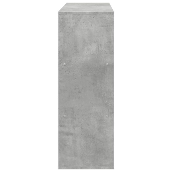 Libreria Grigio Cemento 100x33x94,5 Cm In Truciolato - Image 5
