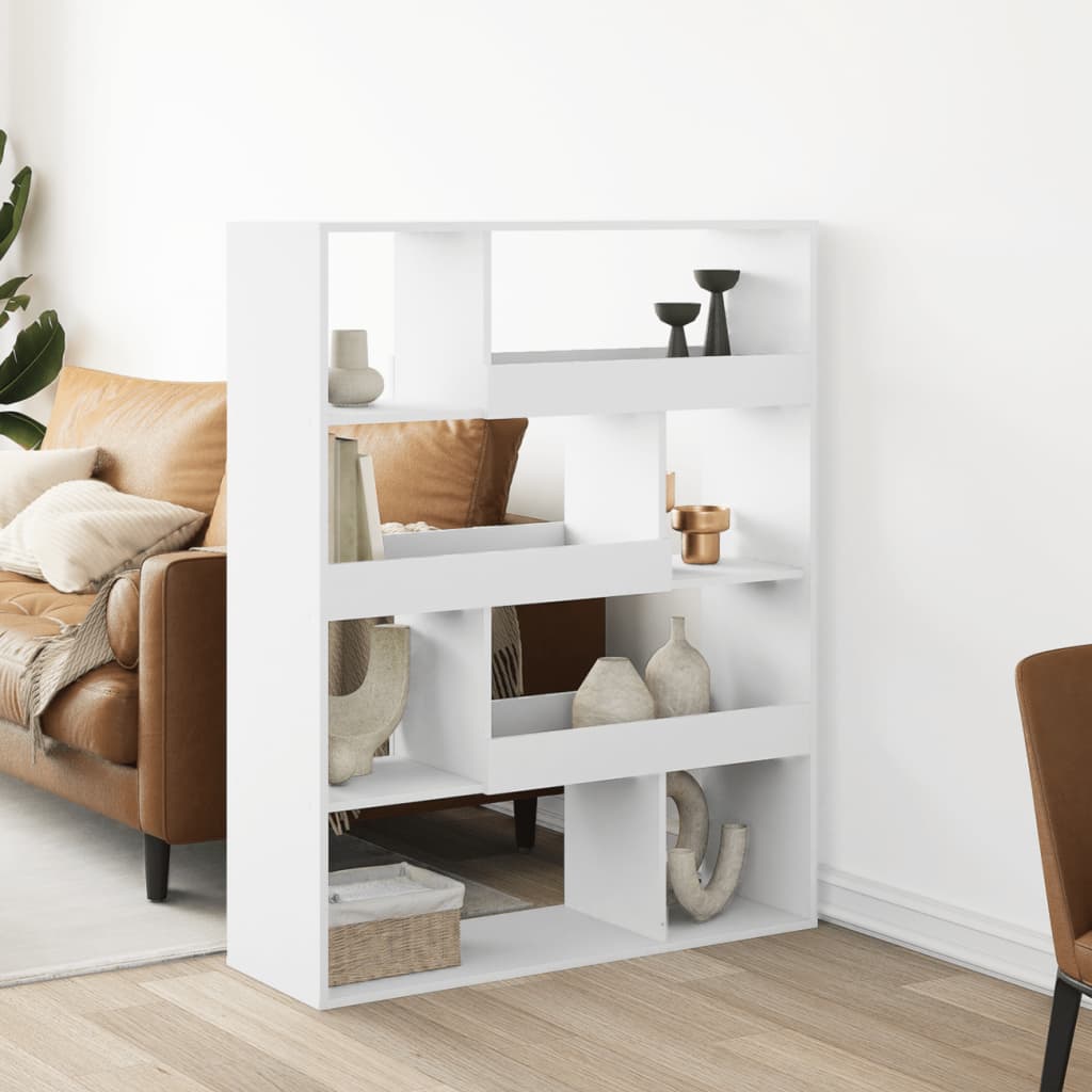 Divisorio Stanza Bianco 100x33x125,5 Cm In Truciolato