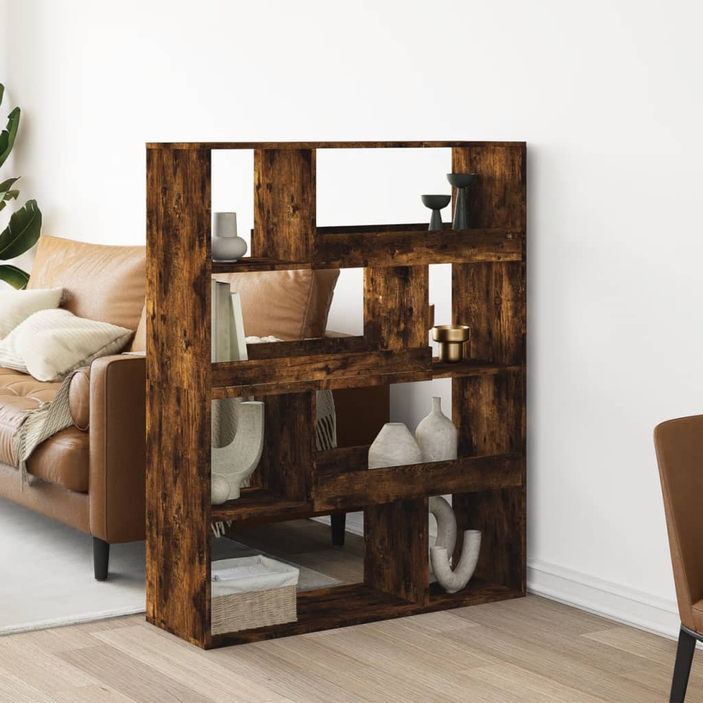 Divisorio Stanza Rovere Fumo 100x33x125,5 Cm In Truciolato